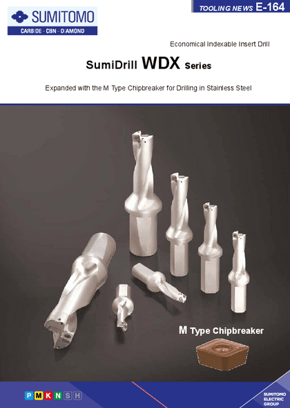 WDX Indexable insert drills